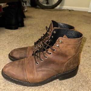 Thursday Boot Company Rustic Brown Leather Boots